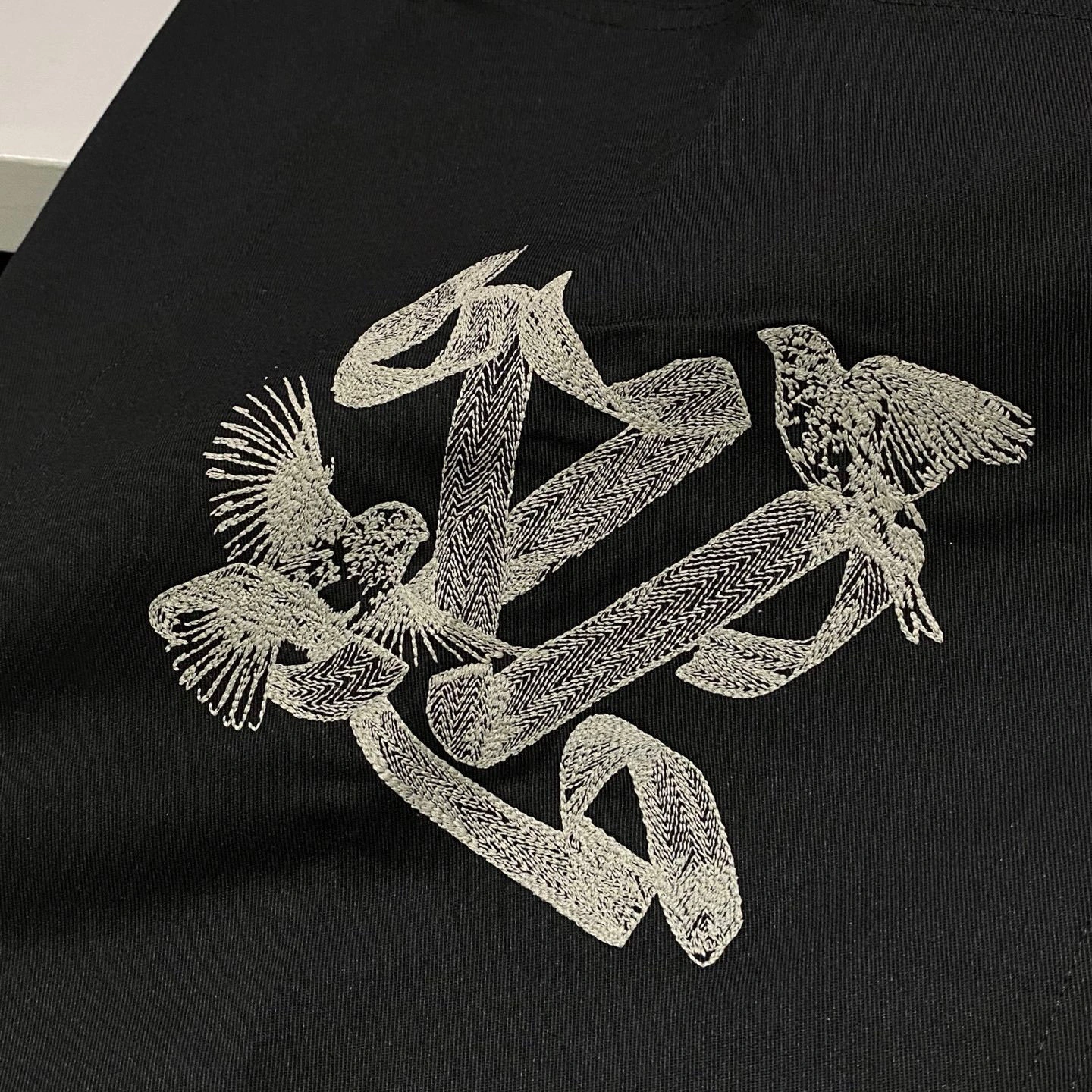 wg.luxury- 8V Birds embroidery item:E-F361D0309